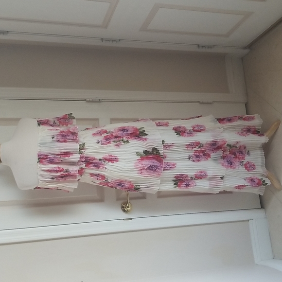 Tier of Roses Off the Shoulder Maxi NWOT - Picture 6 of 6